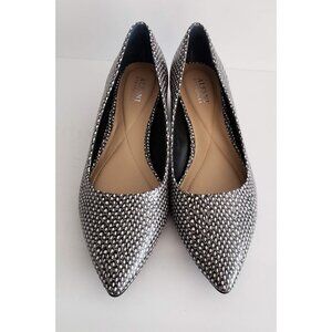 Alfani Woman's Size 8.5 Cashh Black and white polka dot Step flex Pump NWOT